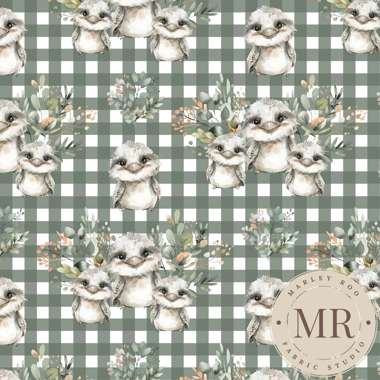 November Pre Order - Kookaburra Green Gingham