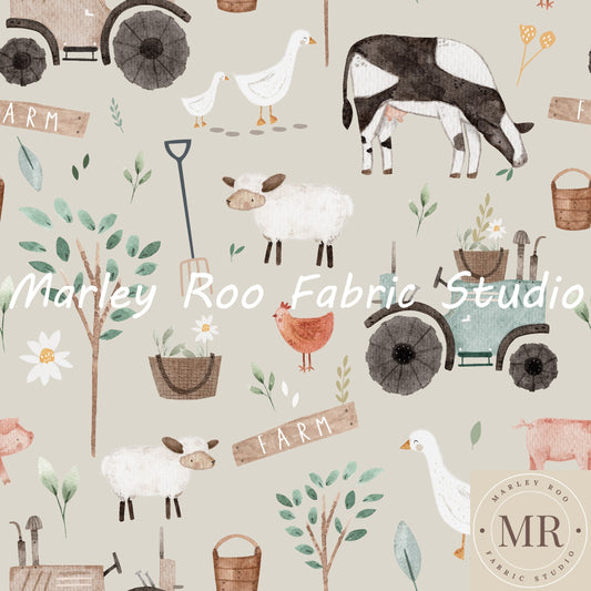 On The Farm - Woven Cotton Fabric