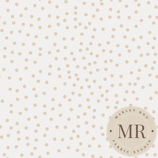 November Pre Order - Pale Pink Polka Dots on White