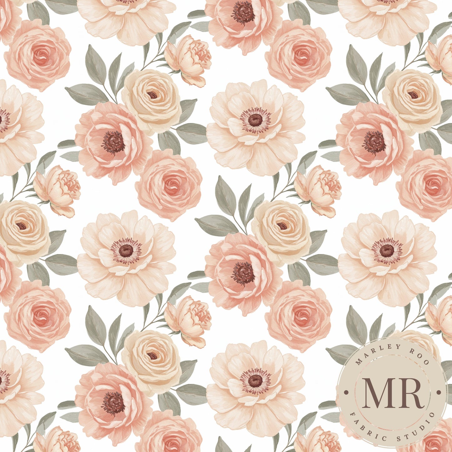 June Pre Order - Pink & Cream Roses