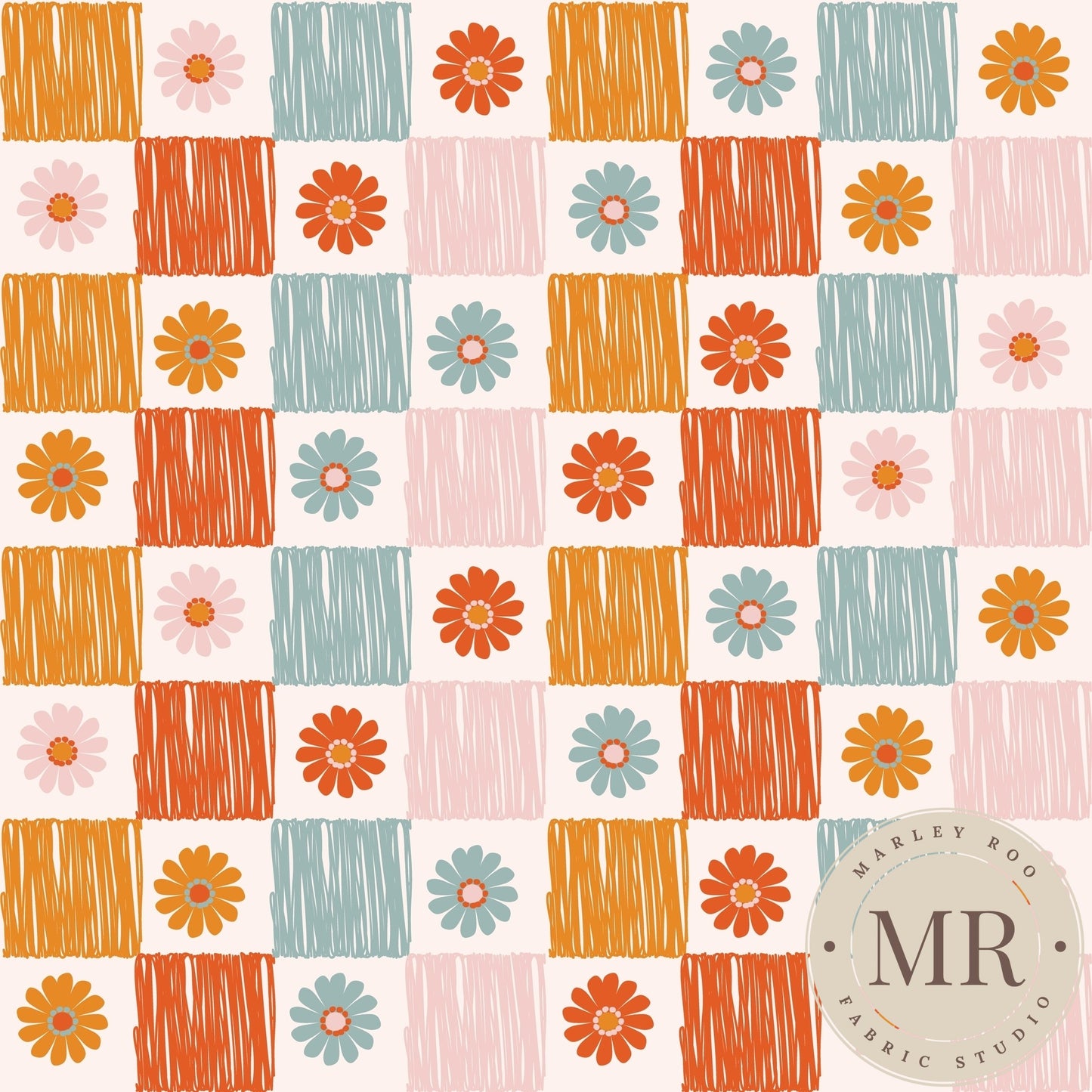 November Pre Order - Retro Flower Squares