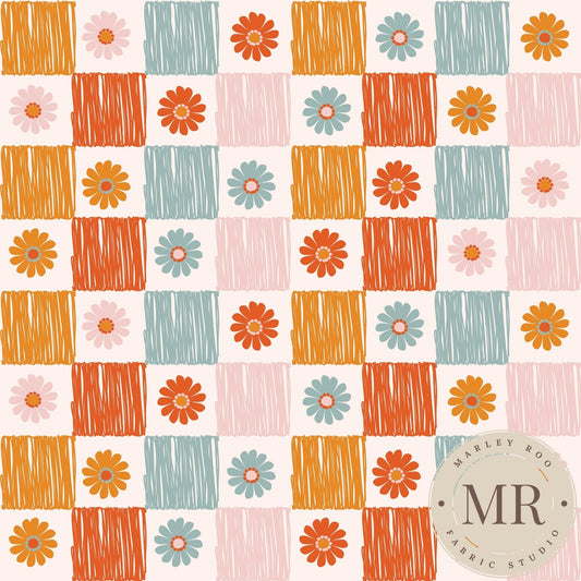 November Pre Order - Retro Flower Squares