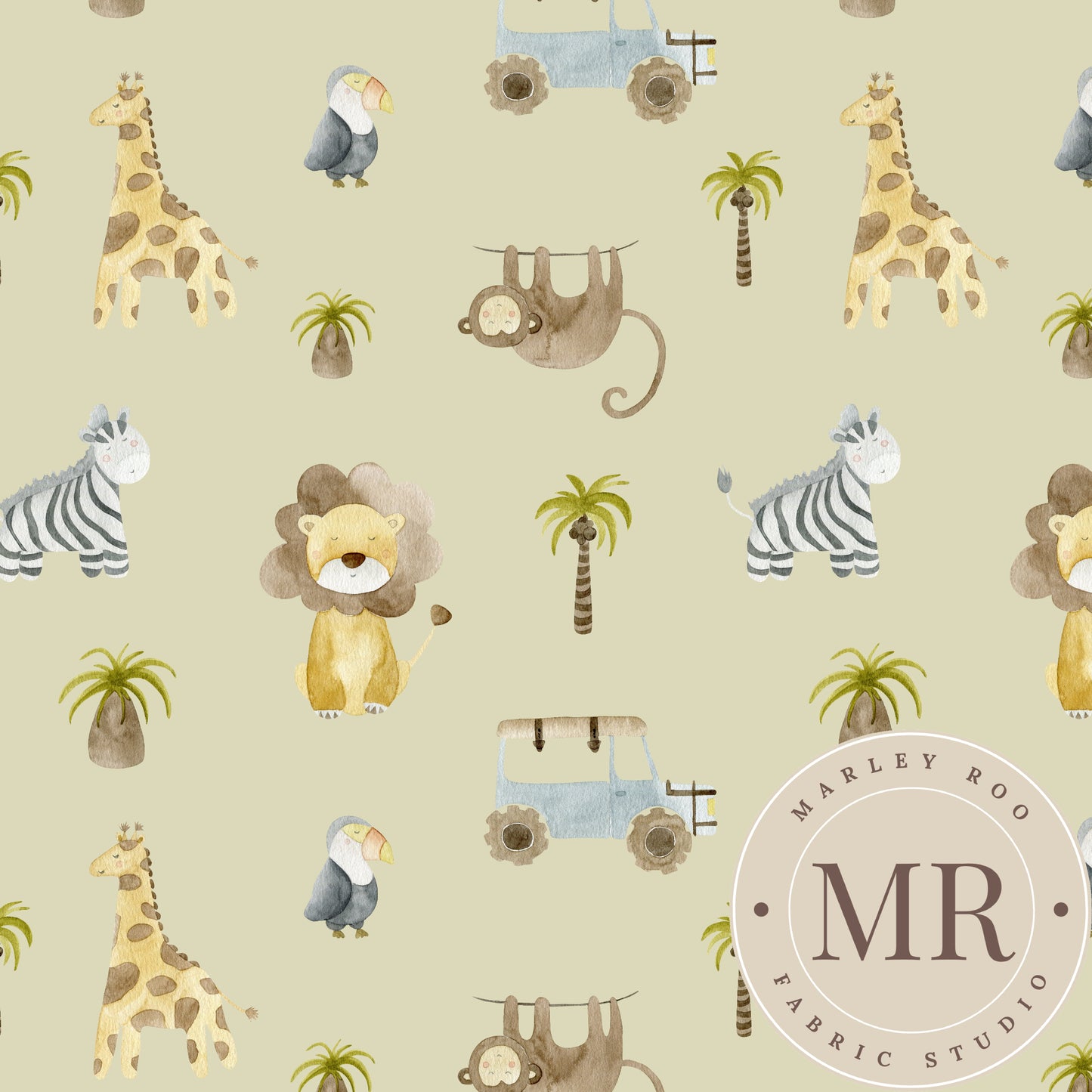 August Pre Order - Watercolour Safari
