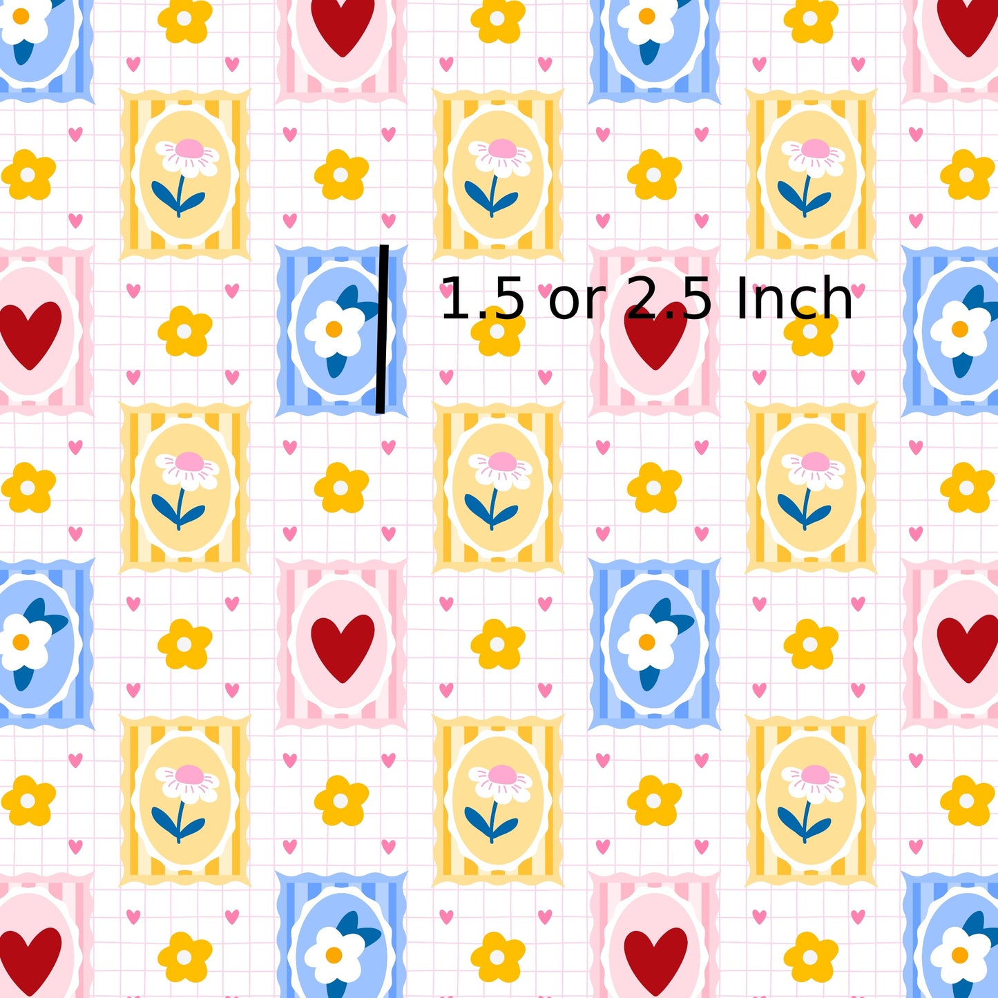 August Pre Order - Hearts & Flowers Check