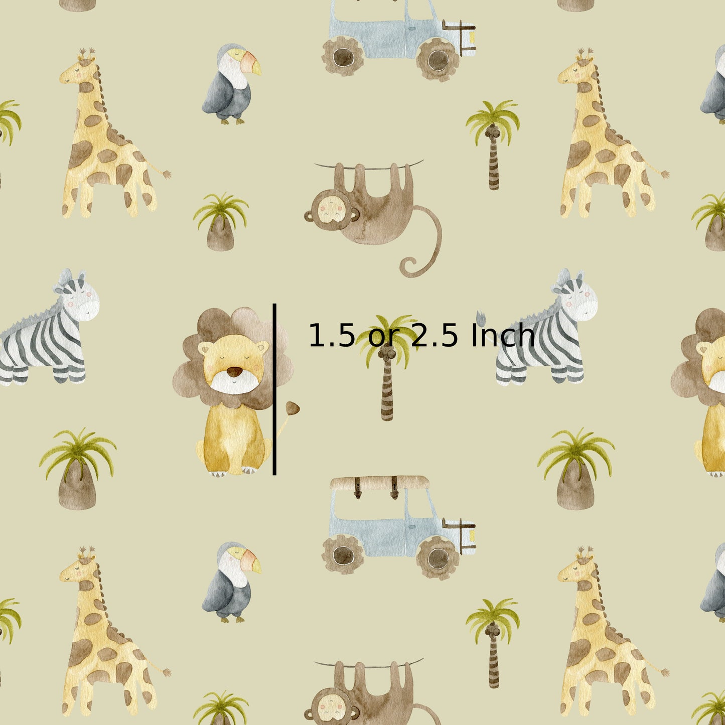 August Pre Order - Watercolour Safari