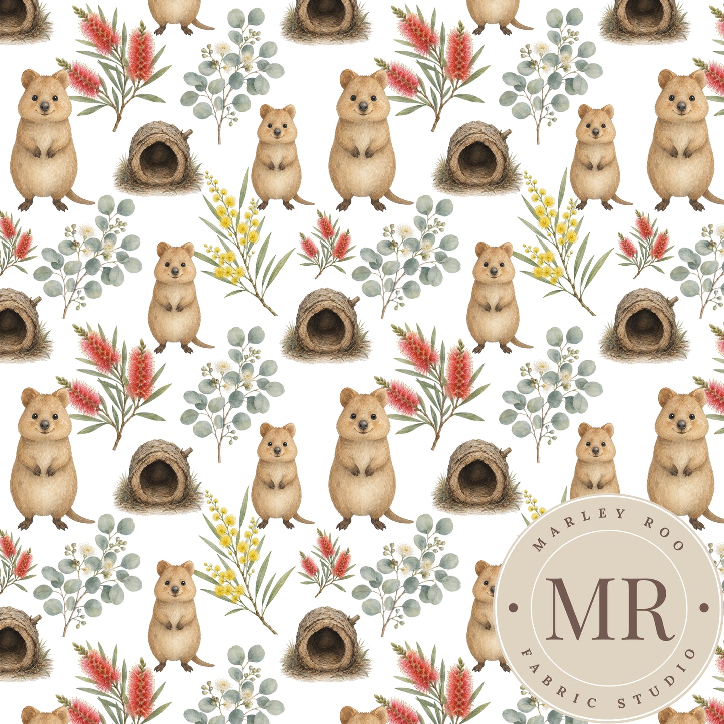 August Pre Order - Floral Quokka