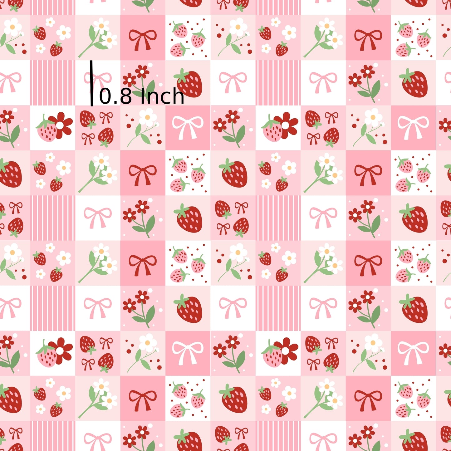 August Pre Order - Strawberry Bows Check