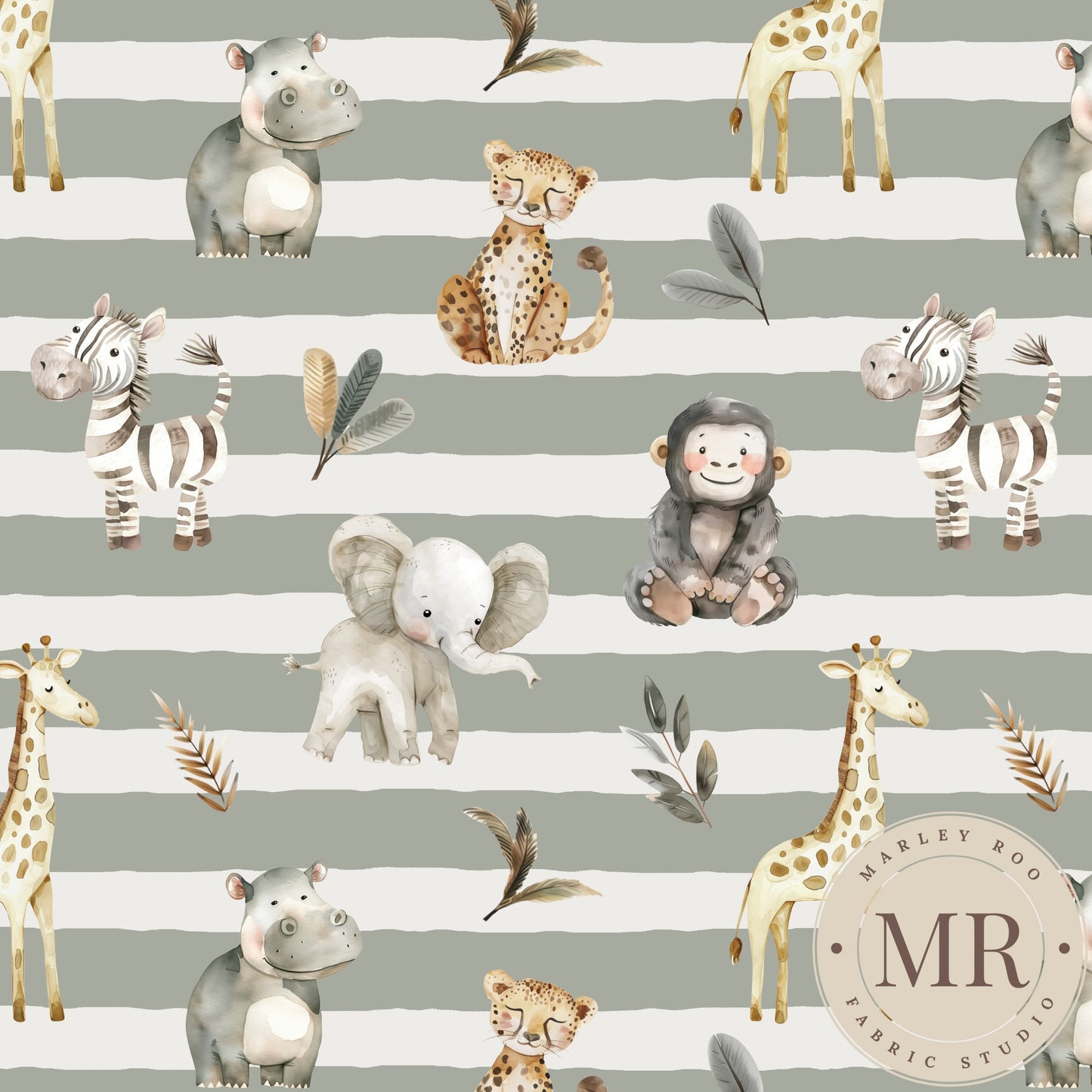 November Pre Order - Safari Babies - Stripe