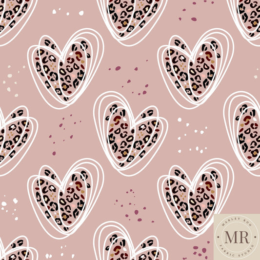May Pre Order - Cheetah Love Hearts