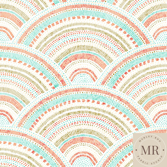 November Pre Order - Coral Mint Rainbow