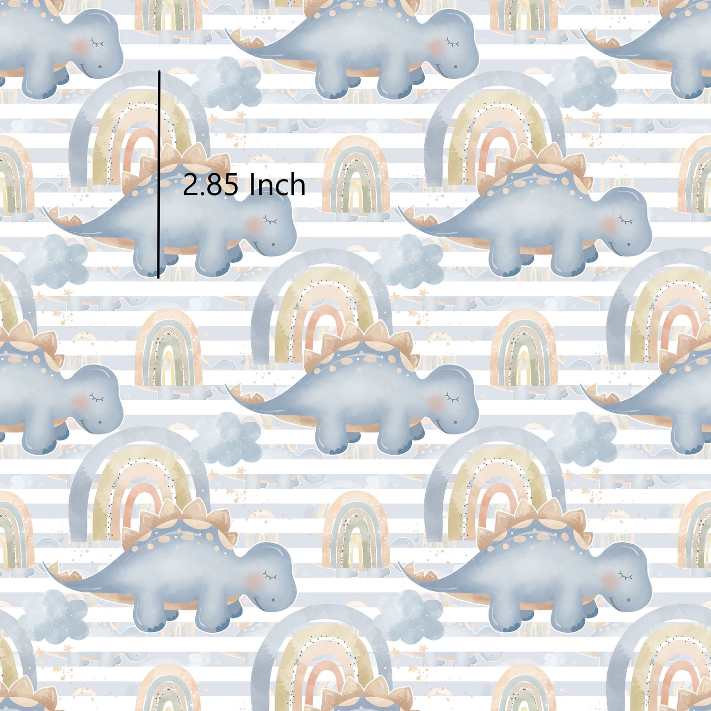 November Pre Order - Dino Rainbow Stripe