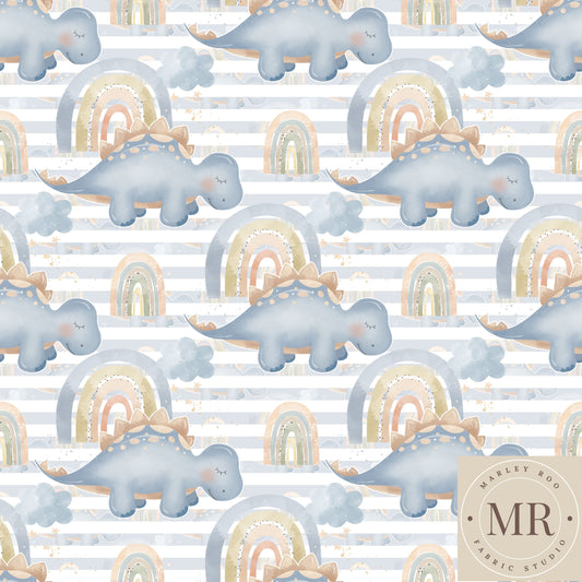 November Pre Order - Dino Rainbow Stripe