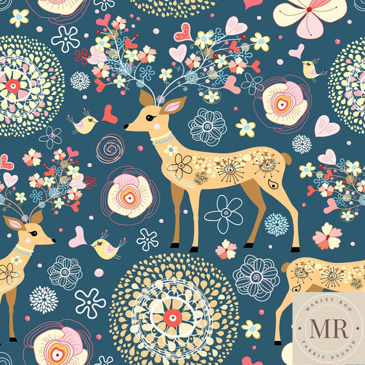 June Pre Order - Floral Deer