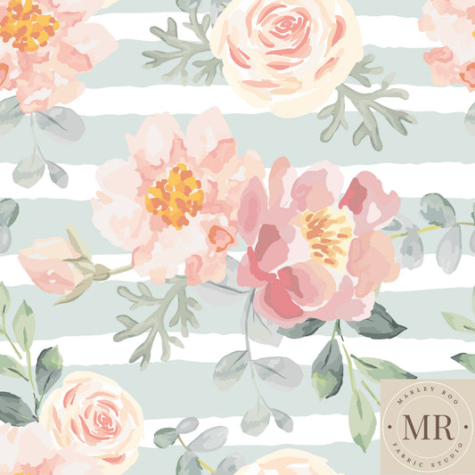 May Pre Order - Floral Stripe