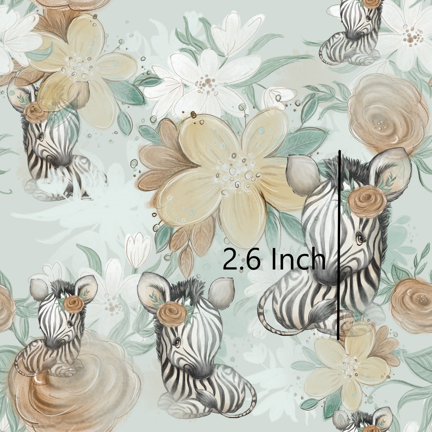 June Pre Order - Floral Zebra