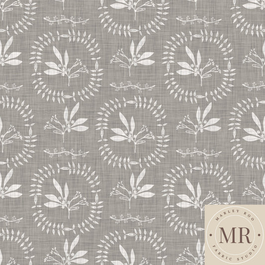 May Pre Order - Grey Linen Flower