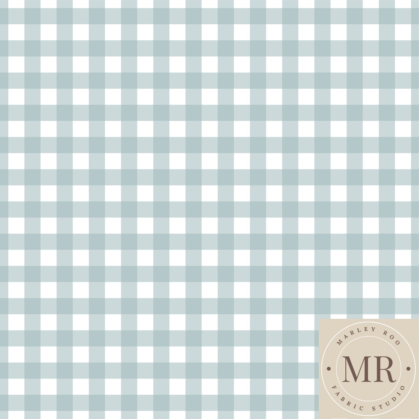 Sage Gingham - Woven Cotton Fabric