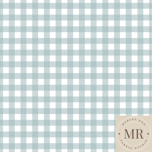 Sage Gingham - Woven Cotton Fabric